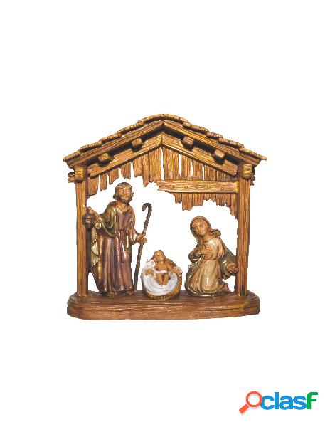 Figura cm 11 capanna con nativita