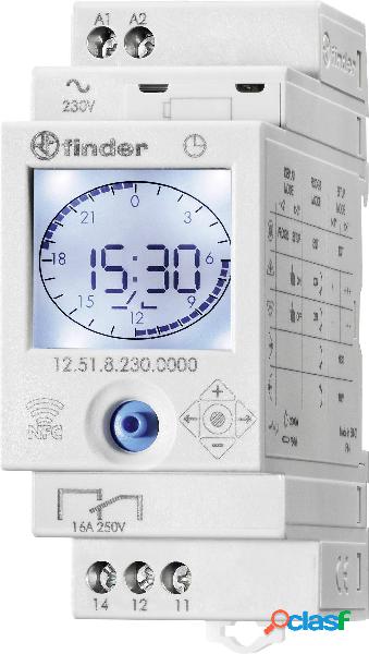 Finder Temporizzatore per guida DIN Tensione di