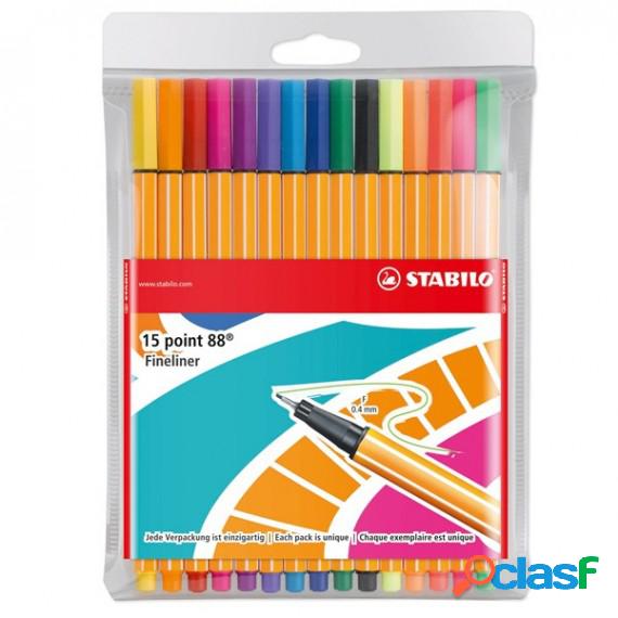 Fineliner Point 88 - colori assortiti Fantasia Random -