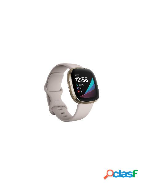 Fitbit - smartwatch fitbit 811138036973 sense bianco lunare