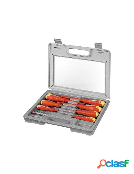 Fixpoint - set cacciaviti 8 pezzi in valigetta