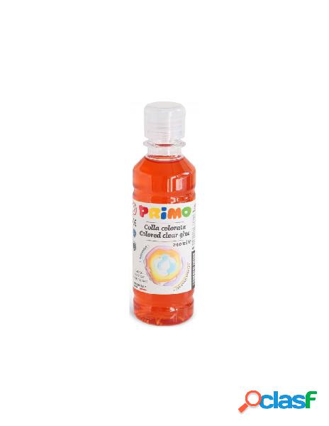 Flacone 240ml colla ad acqua colorata colore rosso