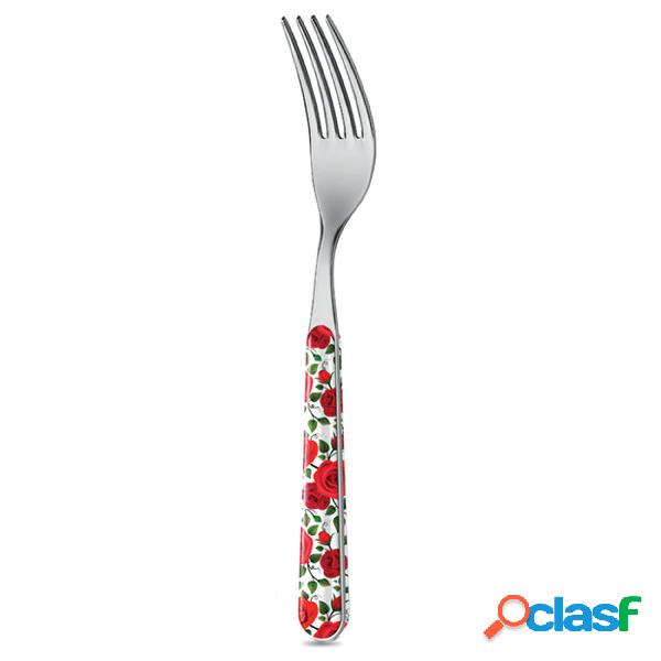 Forchetta tavola BISTROT Roses COLLECTION, 18/10 in