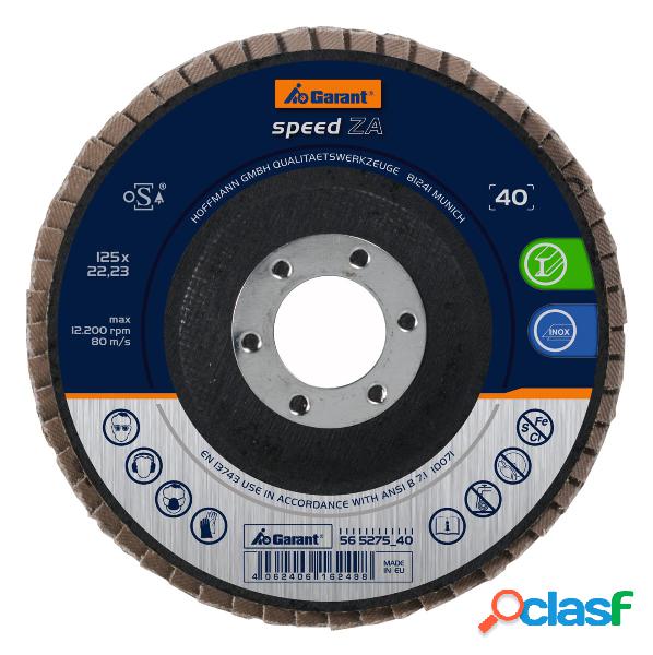 GARANT - Disco abrasivo lamellare speed ZA piatto ⌀ 115 mm