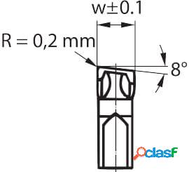 GARANT - Inserto di troncatura sinistro HB7135