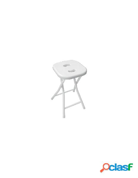 Gedy - sgabello bagno gedy c076 02 pieghevole bianco