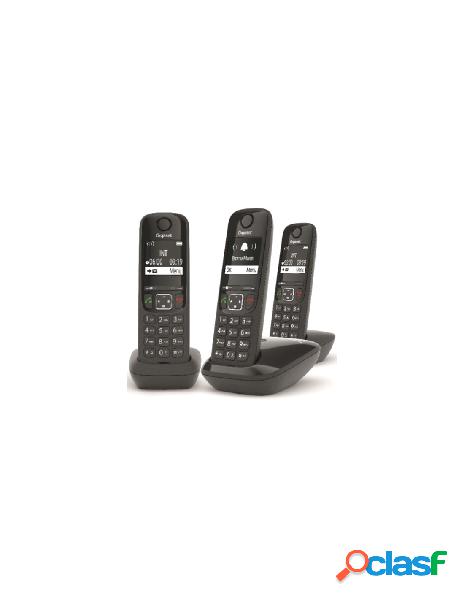 Gigaset - gigaset as690 trio black telefono cordless dect