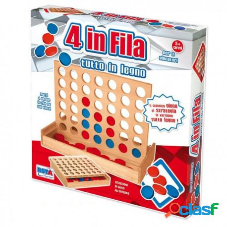 Gioco 4 In Fila In Legno Ronchi Supertoys