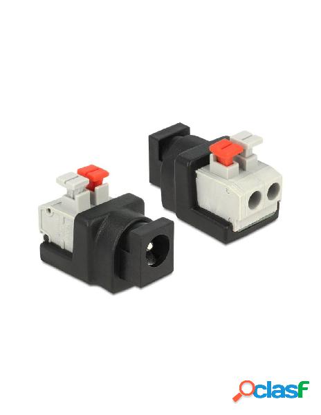 Goobay - adattatore dc 2.1x5.5mm femmina terminal block 2