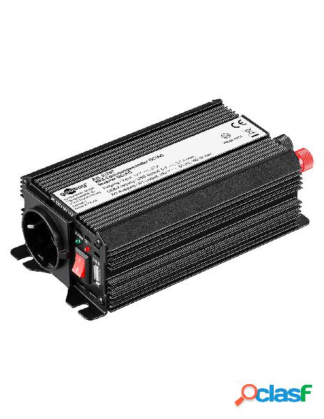 Goobay - alimentatore da auto dc/ac 300w da 12v a 230v con