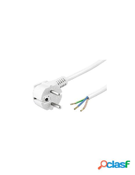 Goobay - cavo alimentazione assemblare a schuko angolata 1,5