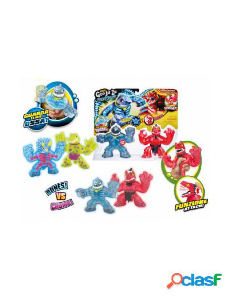 Grandi giochi - goo jit zu dino x- ray pack 2 personaggi