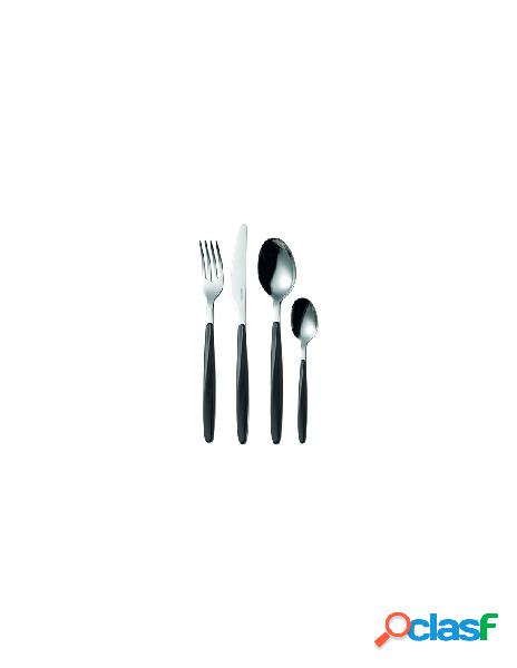 Guzzini - set posate tavola guzzini 11070010 my fusion nero
