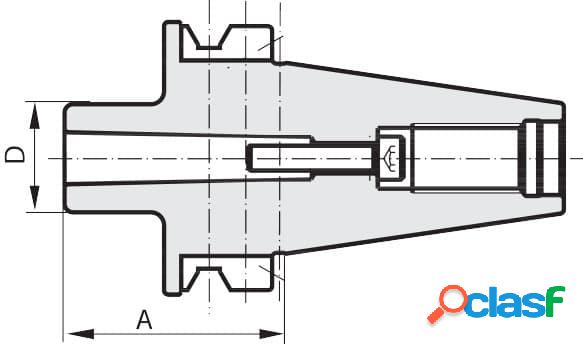 HOLEX - Adattatore SK / CM per filetto di serraggio, Forma A