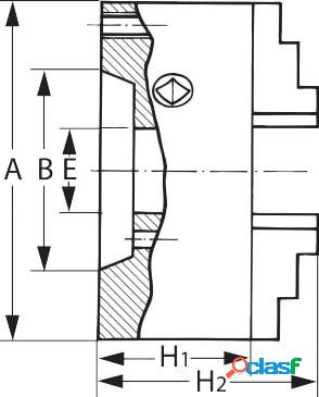 HOLEX - Mandrino autocentrante manuale a tre griffe in