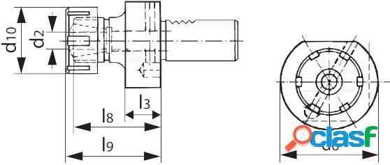 HOLEX - Mandrino con pinza di serraggio OZ Forma E3 VDI 40