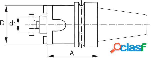 HOLEX - Mandrino portafrese Forma A BT 40 corto
