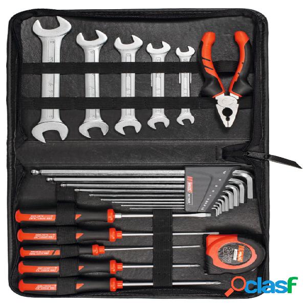 HOLEX - Set di 21 utensili con borsa con chiusura a