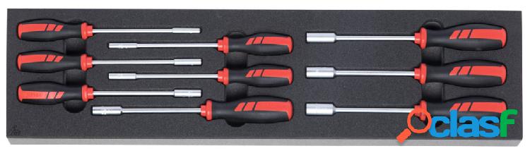 HOLEX - Set di chiavi a bussola, Numero degli utensili: 9