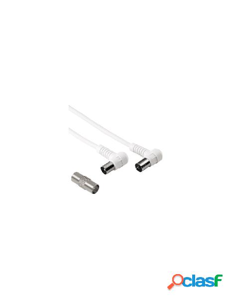 Hama - cavo antenna hama 00205299 cable with adapter 75 db
