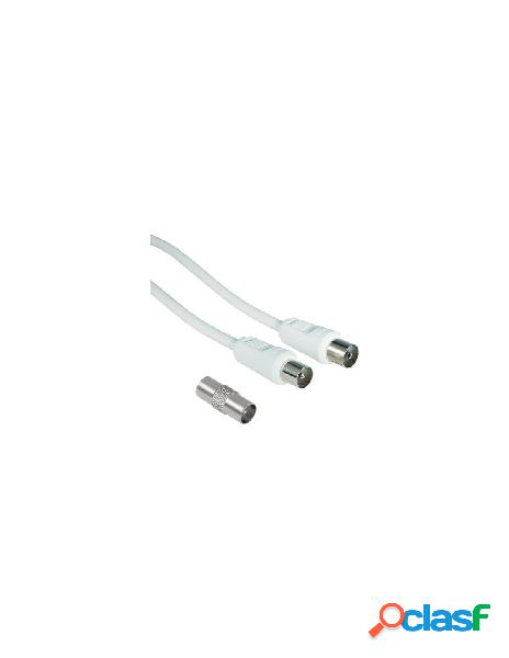 Hama - cavo antenna hama 00205304 cable with adapter 75 db