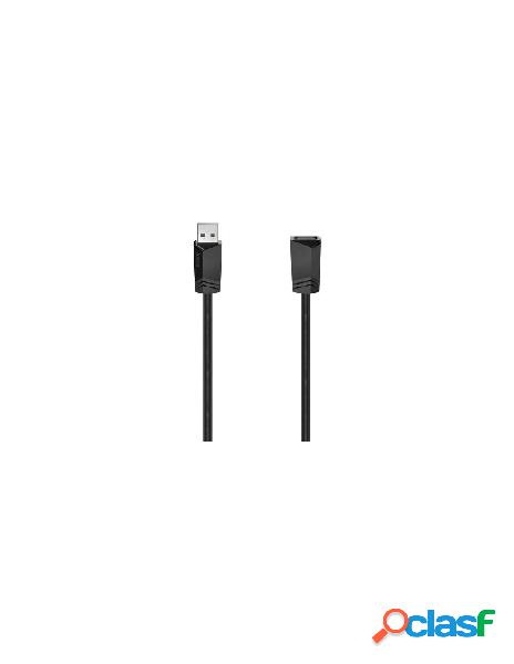 Hama - cavo usb hama 00200620 2.0 extension black