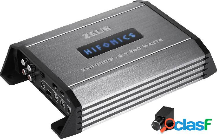 Hifonics ZXR600/2 Amplificatore a 2 canali 600 W Regolazione