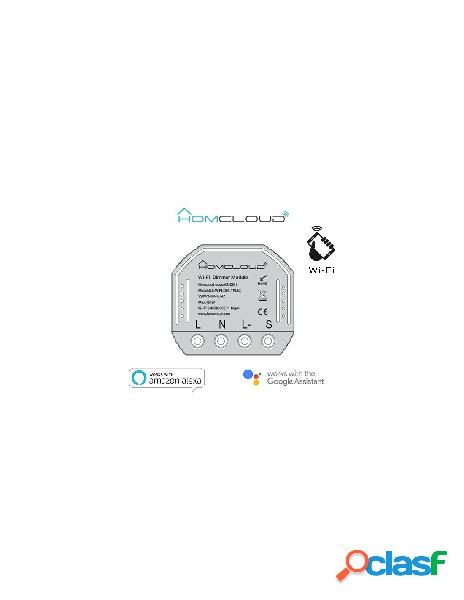 Homcloud - modulo dimmer 1ch wi-fi da incasso