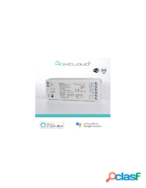 Homcloud - ricevitore dim +pulsante 12/36v dc,2ch*5a,