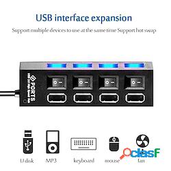 Hub USB 4/7 porte multi-usb 2.0 splitter Adattatore