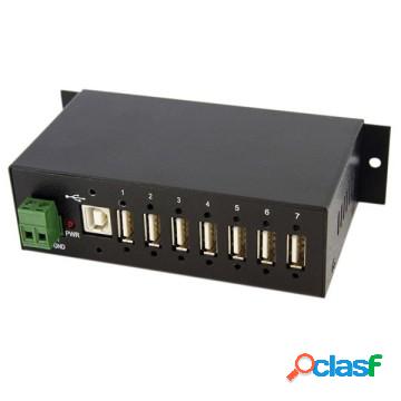 Hub usb industriale a 7 porte