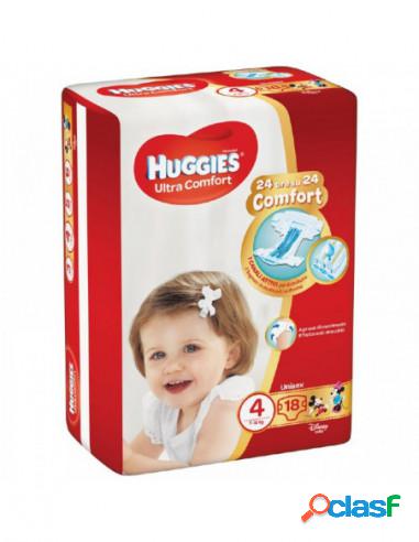 Huggies - Huggies Ultra Comfort Unisex N.4 7-18 Kg