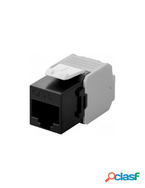 Intellinet - frutto keystone rj45 utp cat. 6 nero toolfree