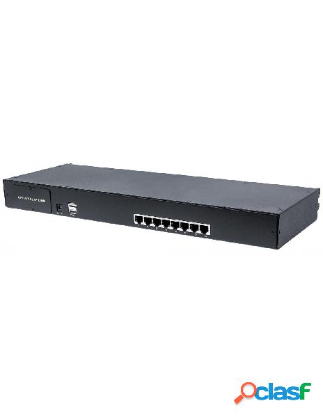 Intellinet - kvm switch modulare 8 porte cat5 vga