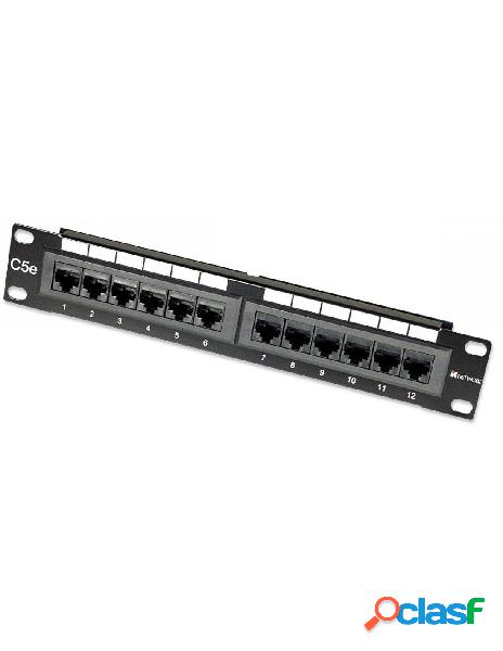 Intellinet - pannello patch 12 porte, 10, 1u, cat5e utp