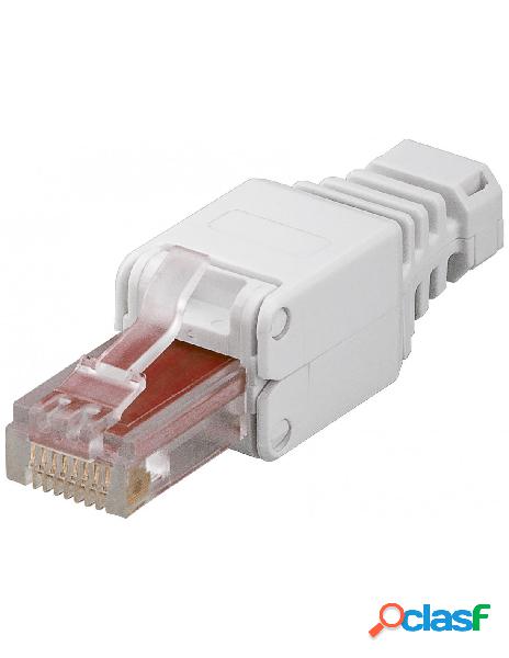 Intellinet - plug cat.6 rj45 toolless con copriconnettore