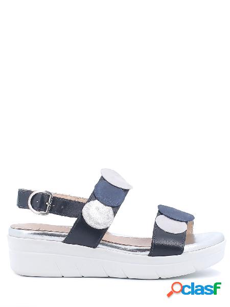 Io Donna Sandali in pelle con zeppa, 16523 2643 -