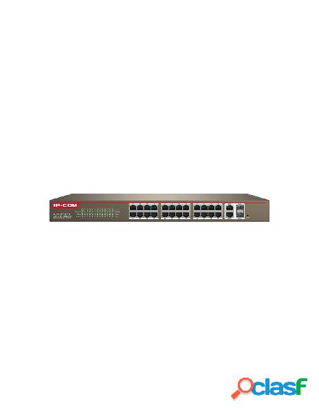 Ip-com - switch 24 porte 10/100 con 2 porte gigabit/sfp