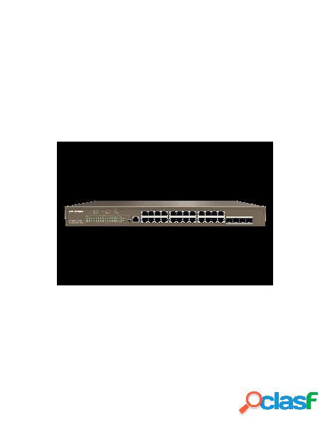 Ip-com - switch poe l3 managed 24 porte gbit + 4 sfp