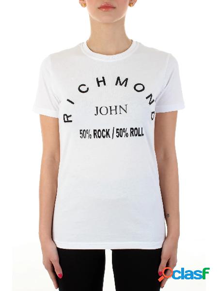JOHN RICHMOND t-shirt Thorfin in jersey di cotone a mezza