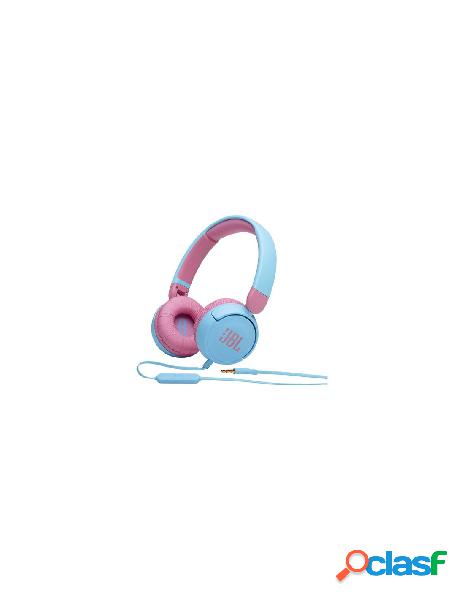 Jbl - cuffie microfono filo jbl jbljr310blu kids jr310