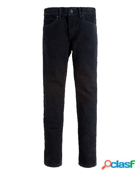 Jeans 510 vestibilità skinny lavaggio nero stone washed