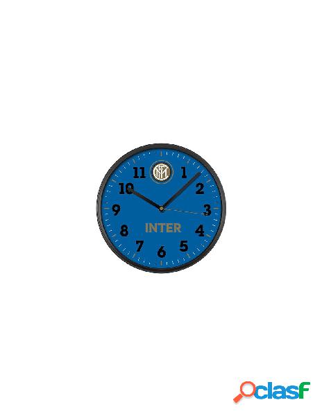 Jm - orologio da parete jm 00875in1 inter nero e azzurro