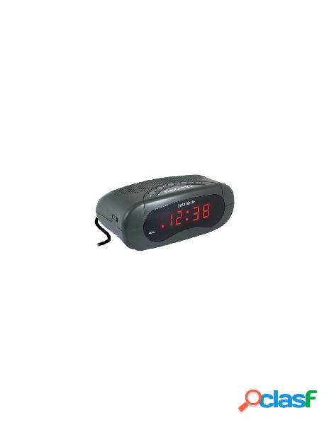Jm - sveglia jm eh49101n con funzione snooze nero
