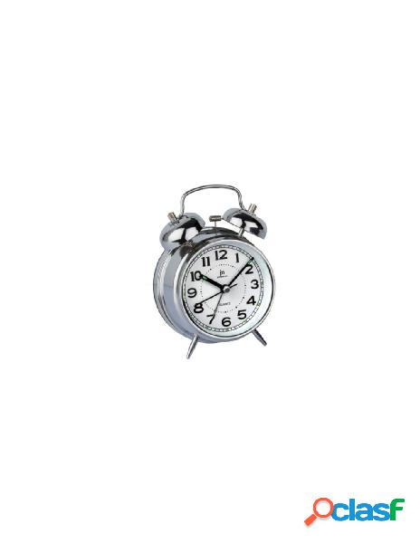 Jm - sveglia jm ja7041c con campanelli argento