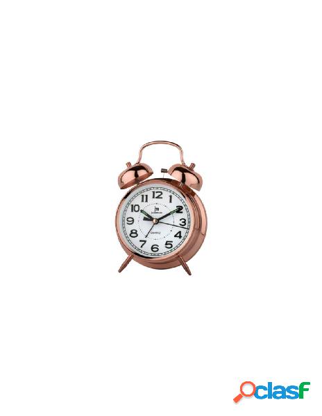 Jm - sveglia jm ja7041r con campanelli rame