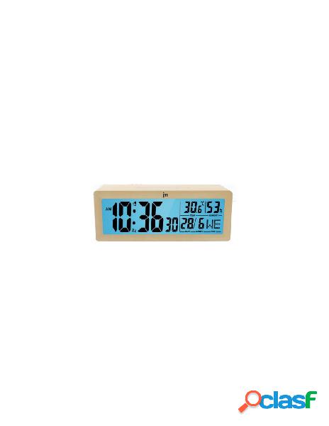 Jm - sveglia jm jd9034be snoozelight multifunzione touch