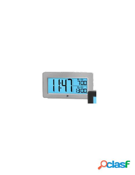 Jm - sveglia jm jd9036g multifunzione con snooze grigio