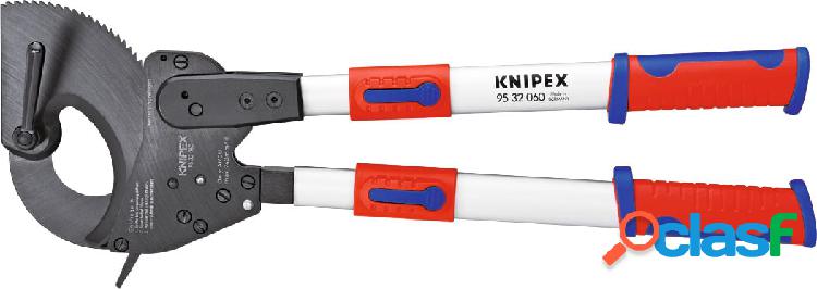 KNIPEX - Cesoia per cavi a cricchetto con manici telescopici