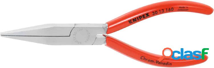 KNIPEX - Pinza a becchi lunghi, piatti, cromata